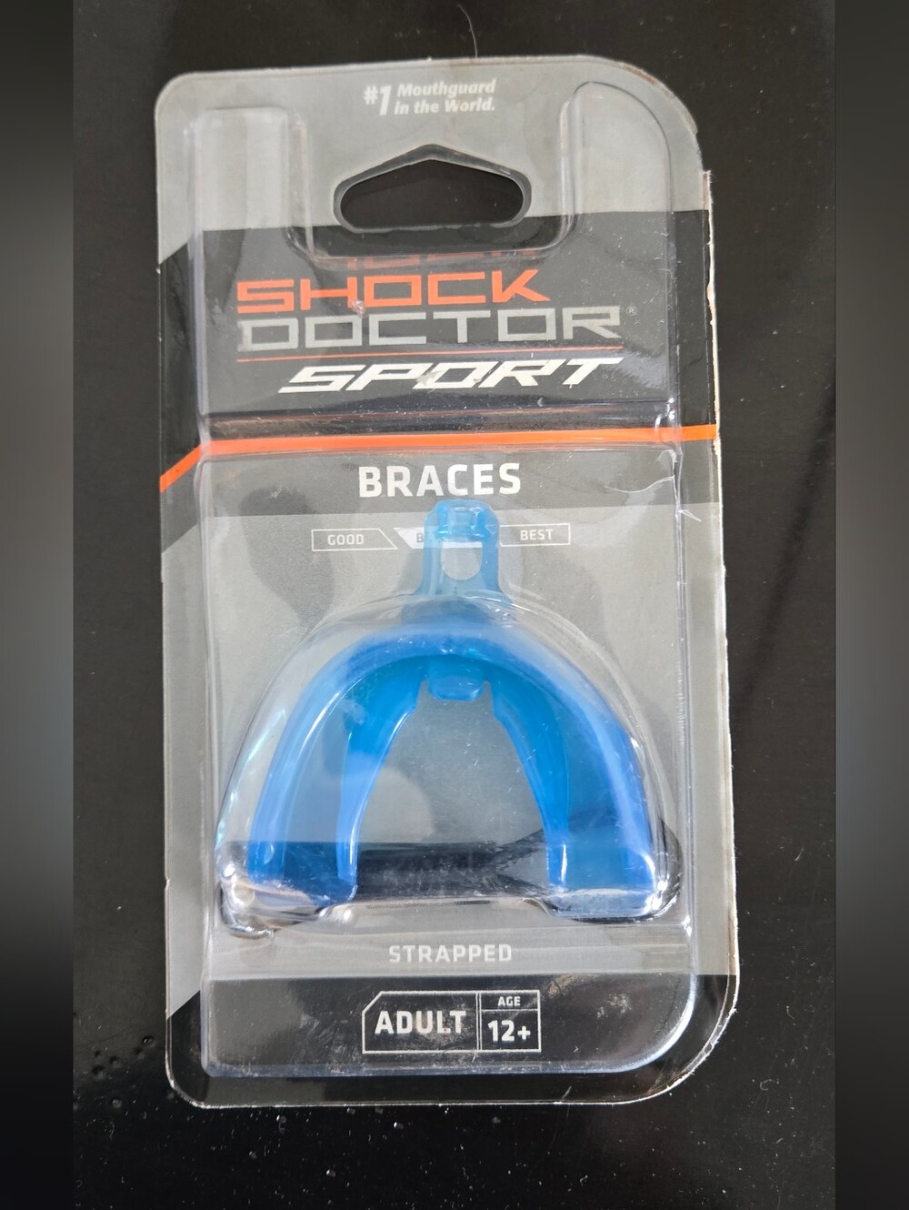 Shock Doctor Sport Adult Braces Mouthguard in Blue